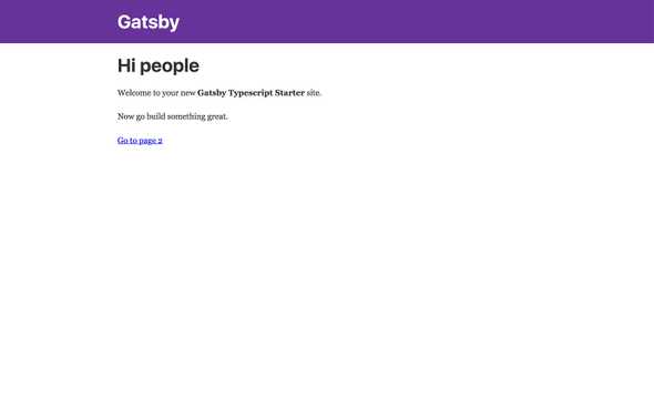 gatsby-starter-typescript