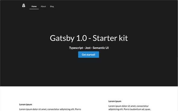 gatsby-typescript-starter